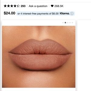 Barely Used! Charlotte Tilbury Iconic Nude lip pencil